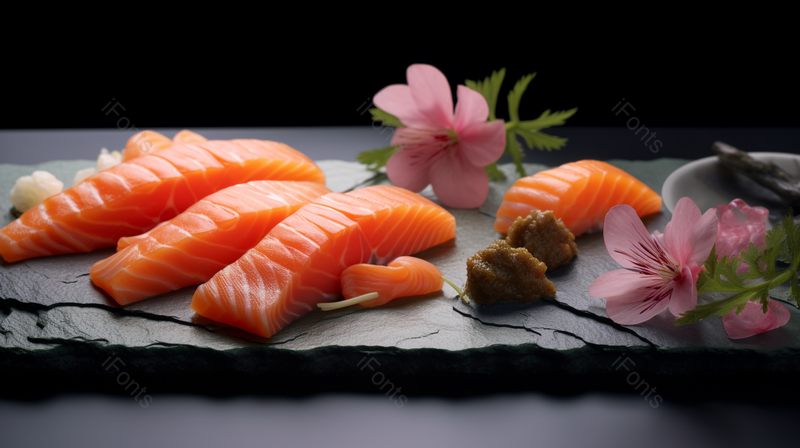 日本料理三文鱼刺身生鲜美食海鲜餐饮广告,高清,摄影图,摄影图片,图片大全,摄影图免费下载